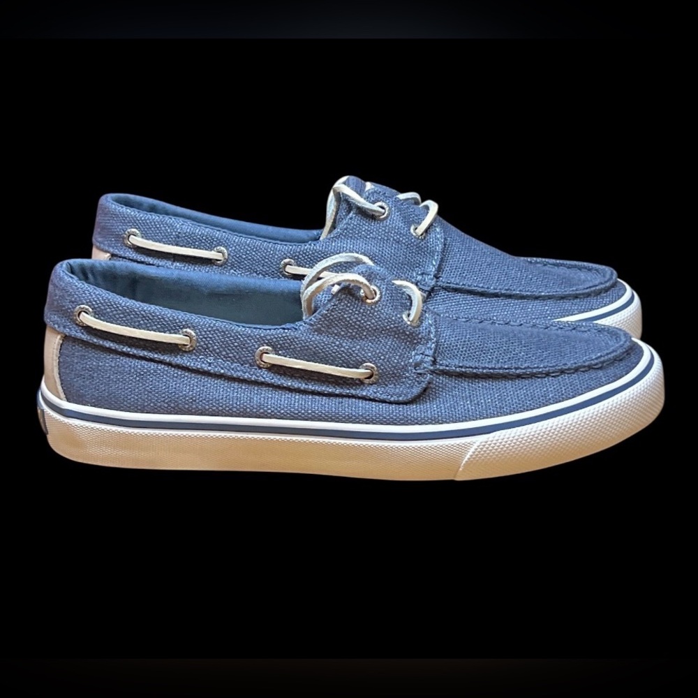 Size 9.5 - SPERRY BAHAMA II HEMP‎ BLUE Mens STS23974